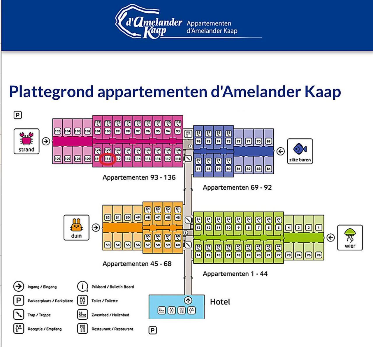 Appartement De Kompaan, Resort Amelander Kaap Hollum  Bagian luar foto